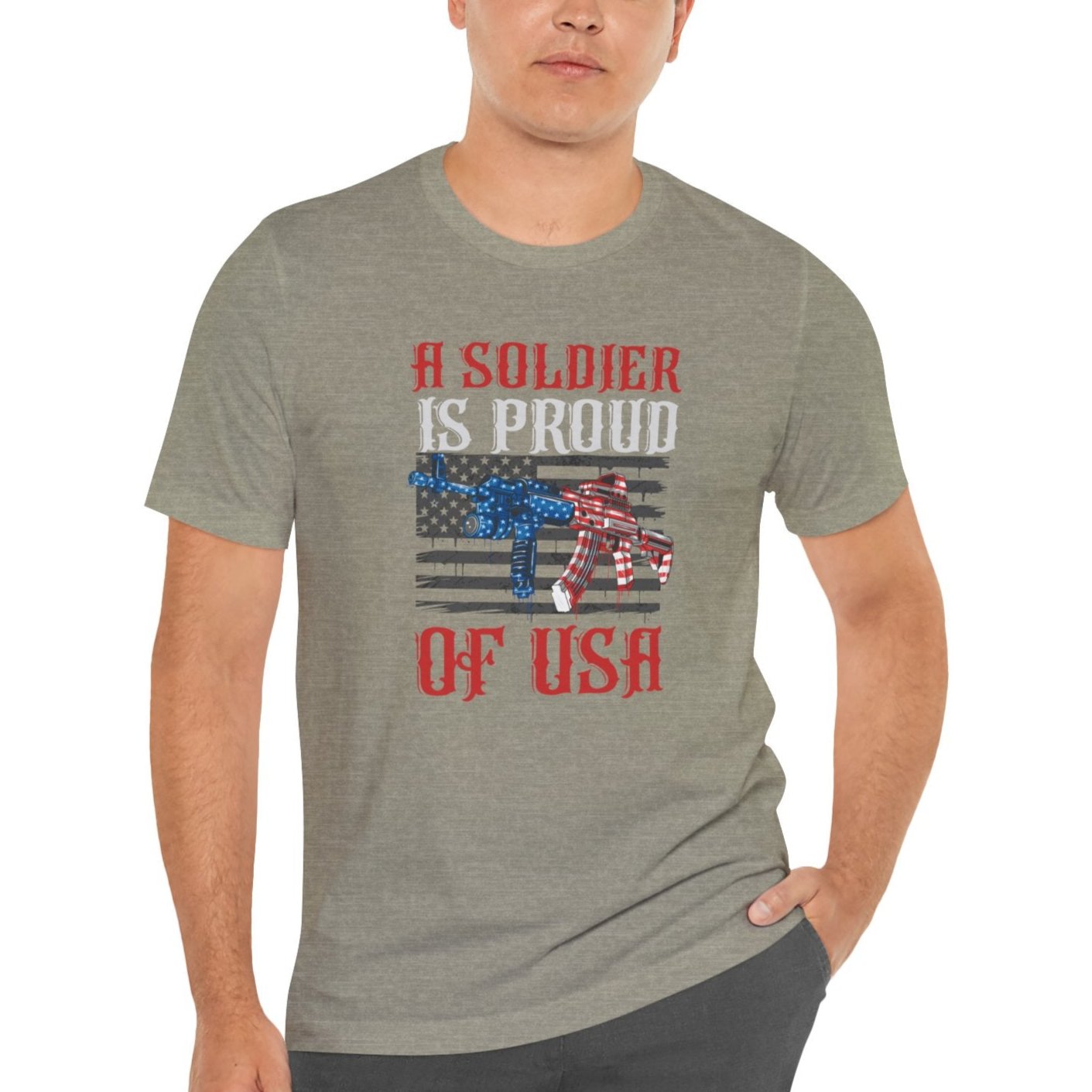 A Soldier Is Proud Of USA T-Shirt